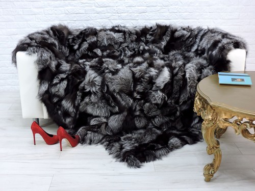 Cozy véritable argent fox - véritable,