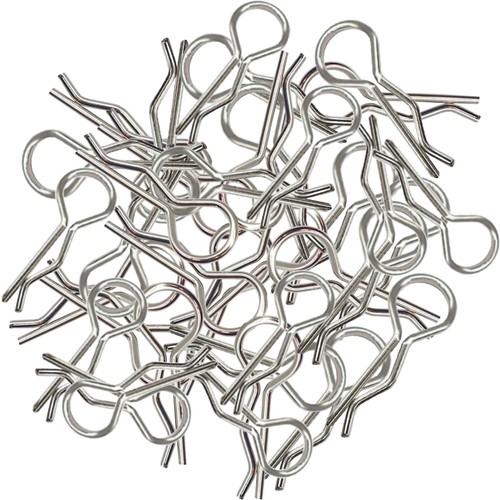 100pcs body clips bent - rc,