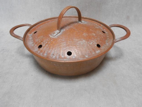 Ancienne poele cuivre - en,