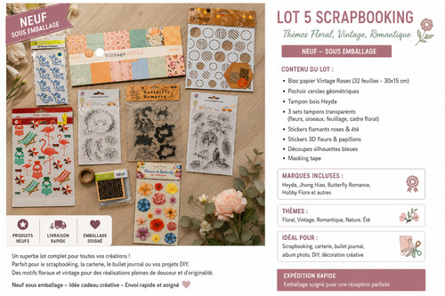 Lot scrapbooking neuf - scrapbooking, –