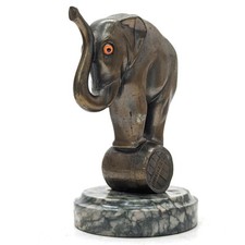 Bouchon de radiateur 1930 à l'éléphant marque Franjou