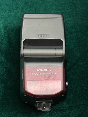 Flash minolta program - flash, 3500xi