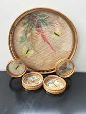 PLATEAU ET DESSOUS DE VERRES