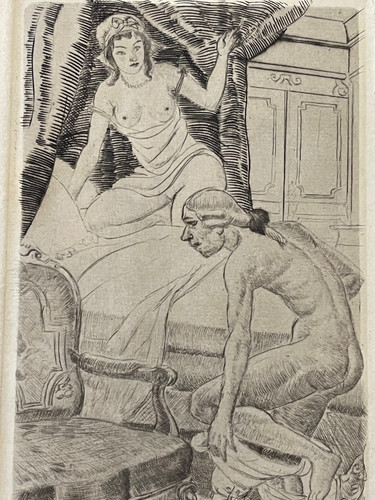 Gravure originale signée