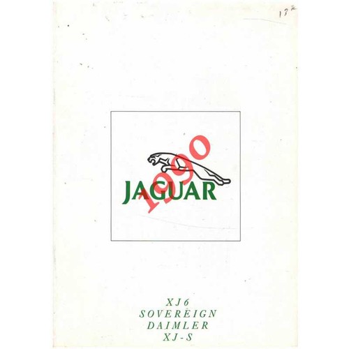 Brochure jaguar xj6 - ▄▀▄,