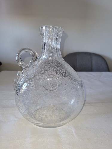 Carafe vin verre bullé - carafe, en