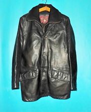 veste MARLBORO CLASSICS en cuir vachette avec col gilet amovible taille M