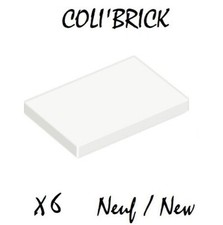 Lego 26603 - 6x Plaque Lisse /