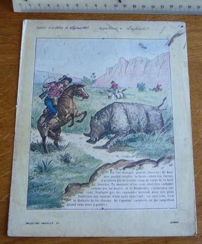 Ancien protège cahier - ancien, protège-cahier