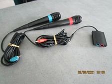 micros singstar / avec adaptateur / ps2 / playstation 2 /  SONY