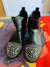 bottines femme cuir noir