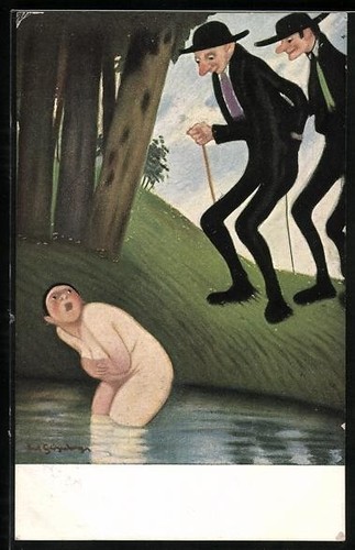 Carte postale artiste g - postale,