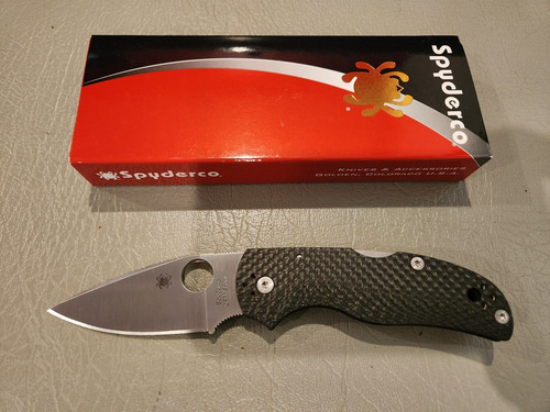 Spyderco native carbon - spyderco, fiber
