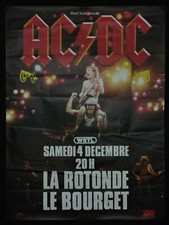 AC/DC - Grande affiche originale concert La Rotonde Paris 1982 - Poster 155x116