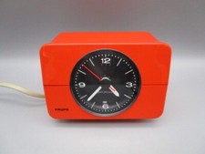 Réveil électrique KRUPS COMFORTIME 3 vintage rouge orangé