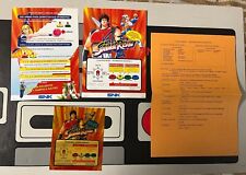 Artset Flyers Marquee Dip Switch Savage Reign Neo Geo Mvs Snk Arcade NeoGeo