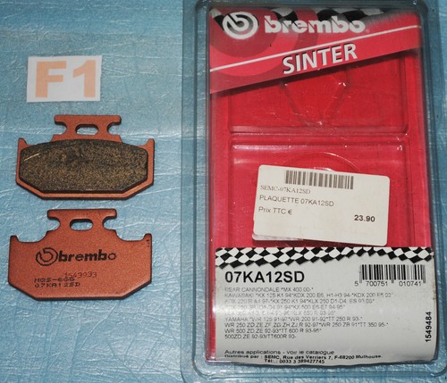Plaquettes frein brembo - plaquettes,