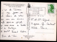 GONESSE (95) 5° JEUX SPORTIFS Expo en 1984 / COMPAGNONNAGE Créatrice d'ABAT-JOUR