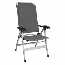BAYASUN Fauteuil aluminium Confort Maxi Gris idéal Camping car