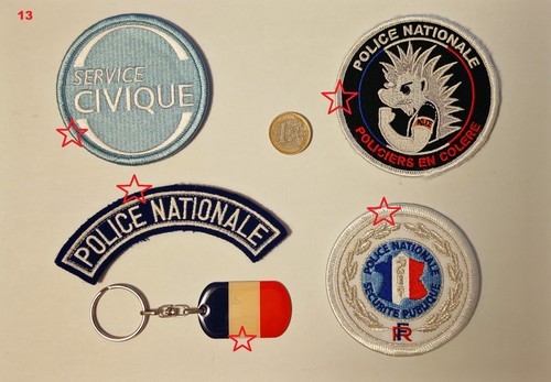 Lot écussons insigne - lot, +