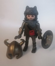 Playmobil 4812, 5001, personnage chevalier du loup, Moyen Age
