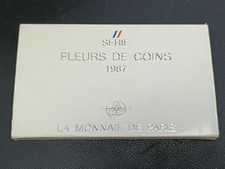 Coffret Fleurs De Coins 1987 Monnaie De Paris