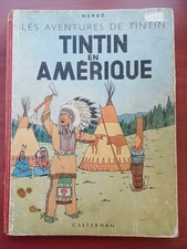 Tintin en Amérique - 4ème plat B1 - 1947 - Casterman - cote 500€ (2)
