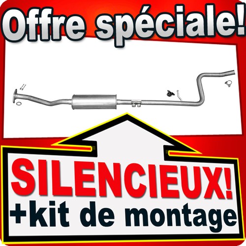 Silencieux intermédiaire pour - intermédiaire,