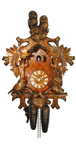 Pendule coucou hibou - coucou,