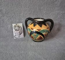 Petit vase / pot en faïence décoratif St Jean de Bretagne déco main