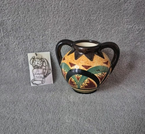 Petit vase pot en faïence - petit,