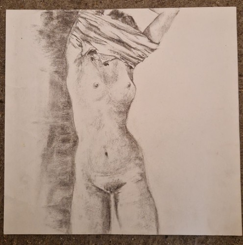 Charmant dessin portrait femme - dessin,
