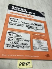 Lancia Delta Prisma 1300 1500 1600 GT HF Revue Technique Automobile RTA