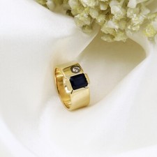 Bague Signet En Or Jaune 14