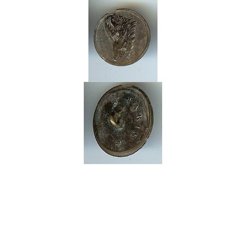 Bouton vénerie equipage non - equipage,