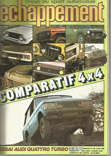 Echappement 138 comparatif - n°138,