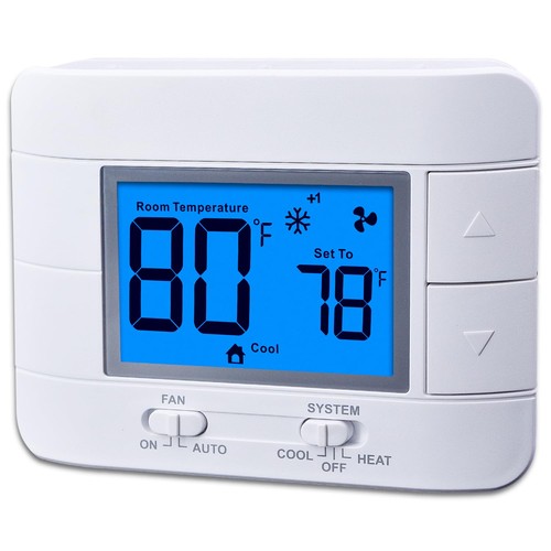Non programmable thermostat - programmable,