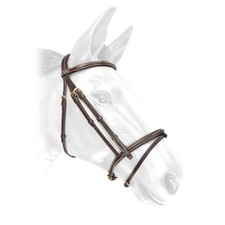 John Whitaker - Bride avec noseband pour chevaux VALENCIA SUPER DELUXE (TL6352)