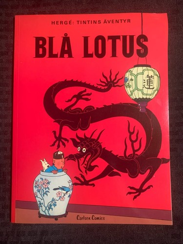 1977 bla lotus herge tin - herge,