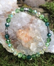 Bracelet En Perle De Cristal Swarovski Fait Main -Idée Cadeaux Noël