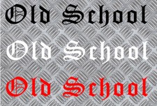 OLD SCHOOL VAG VW EURO JDM DUB 200mmX40mm AUTOCOLLANT STICKER (OA037).