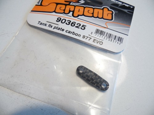 Serpent 903625 tank fix plate - 903625,