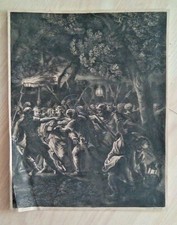  Gravure  Nicolas Poussin par Claudia Stella -