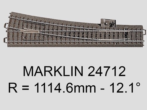 Marklin aiguillage droit - aiguillage,