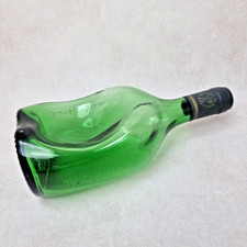 Cendrier Ancien en Verre Vert