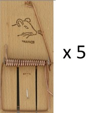 5 X Tapette  Piège à rat  EN