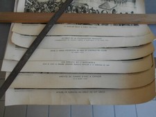 6 anciennes affiches scolaires TABLEAUX HISTOIRE CIVILISATION NATHAN. A Cartier