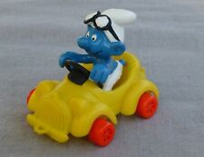 Schtroumpf Schleich: 40210 LA VOITURE JAUNE TBE - (Smurf Puffi Pitufo Schlumpf)