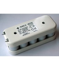 Batterie Saft 12V 10VE 2/3A 600mA NiCd Flasque