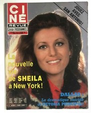 ►CINE REVUE 18/1982 -  SHEILA  -  ANITA EKBERG - GUILLERMO VILAS - ALAIN DELON